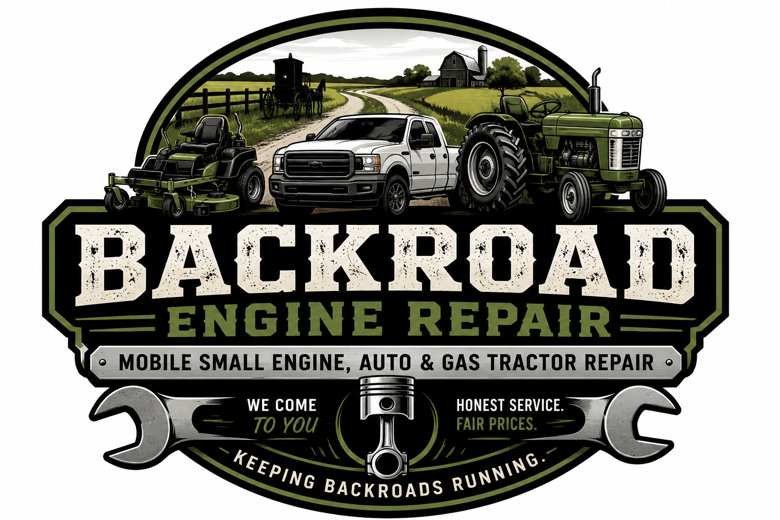 Backroad Engine Repair logo